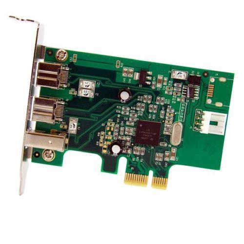 StarTech.com Scheda adattatore PCI Express FireWire 2b 1a 1394 a basso profilo - 3 porte