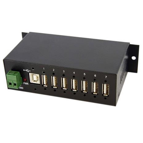StarTech.com Hub USB industriale a 7 porte, predisposto per il montaggio