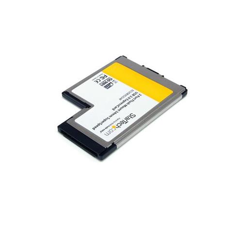 StarTech.com Adattatore scheda ExpressCard SuperSpeed USB 3.0 da 54 mm a scomparsa a 2 porte con supporto UASP - 2
