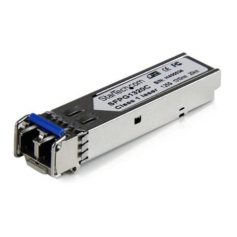 StarTech.com Modulo ricetrasmettitore SFP in fibra Gigabit compatibile con Cisco SM LC con DDM – 20 km (Mini-GBIC)