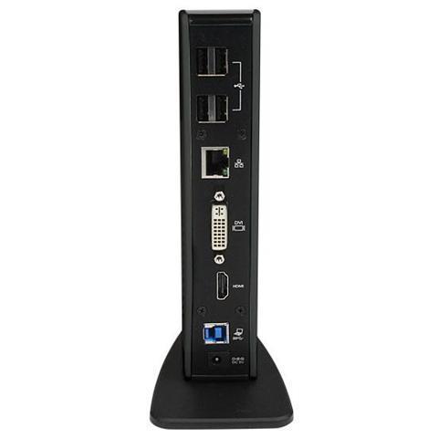 StarTech.com Docking station Universale USB3.0 per laptop DVI HDMI - Dual-Monitor con Ethernet audio - 3