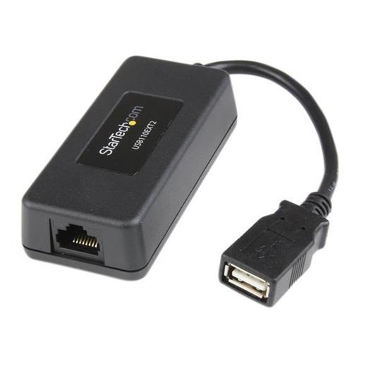 StarTech.com Extender Ethernet USB a 1 porta via Cat5/Cat6 - Fino a 40 m - 2