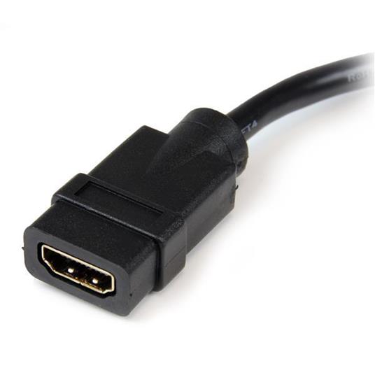StarTech.com Adattatore cavo video HDMI a DVI-D da 20 cm - HDMI femmina a DVI maschio - 2