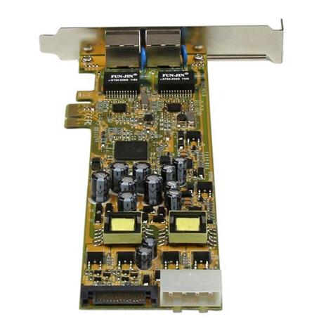 StarTech.com Adattatore scheda di rete PCIe Ethernet Gigabit PCI Express a due porte - PoE/PSE - 3