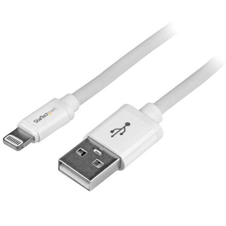 StarTech.com Cavo lungo connettore lightning a 8 pin Apple bianco da 2 m a USB per iPhone / iPod / iPad - 2