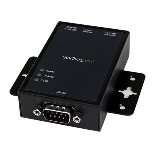 StarTech.com Convertitore Ethernet seriale RS232 a IP a 1 porta - Alluminio