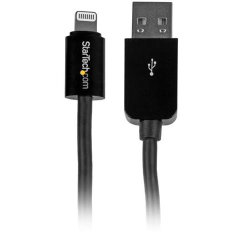StarTech.com Cavo connettore lungo Lightning a 8 pin Apple a USB per iPhone / iPod / iPad nero 3 m