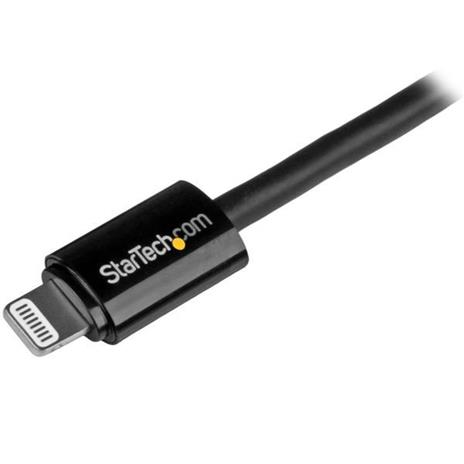 StarTech.com Cavo connettore lungo Lightning a 8 pin Apple a USB per iPhone / iPod / iPad nero 3 m - 2