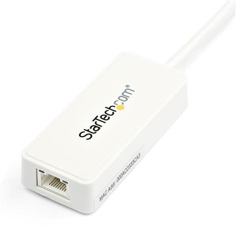 StarTech.com Adattatore USB 3.0 a Ethernet Gigabit NIC con porta USB - Bianco