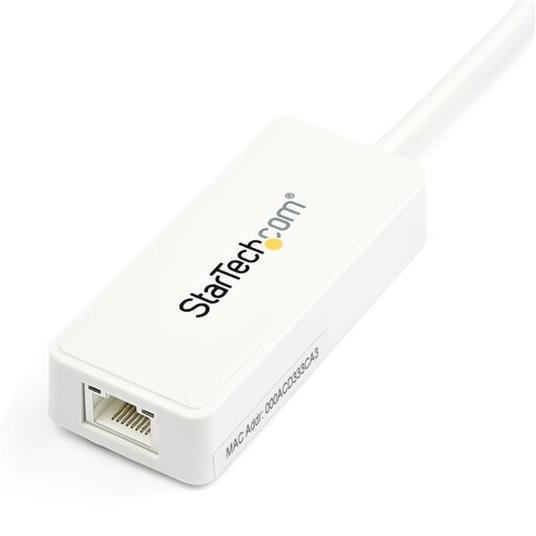 StarTech.com Adattatore USB 3.0 a Ethernet Gigabit NIC con porta USB - Bianco - 2