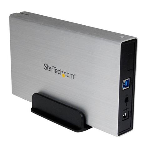 StarTech.com Enclosure per dischi rigidi esterni SATA III 3,5" USB 3.0 con UASP color argento– HDD esterno portatile - 2