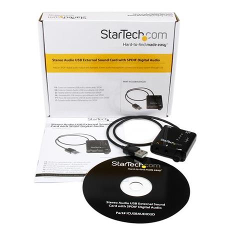StarTech.com Scheda audio esterna adattatore audio stereo USB con audio digitale SPDIF - 2