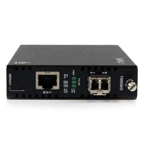 StarTech.com Convertitore multimediale in fibra Gigabit Ethernet OAM gestito - Multimodale LC 550 m - Conforme a 802.3ah - 2