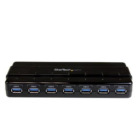 StarTech.com HUB USB 3.0 a 7 porte alimentato - Perno e concentratore USB 3.0 ultra veloce - Nero - 2