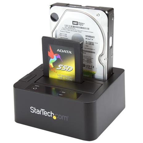 StarTech.com Docking Station USB 3.0 per doppio Hard Disk SATA / eSATA SSD da 2,5"/3,5" con UASP - 3