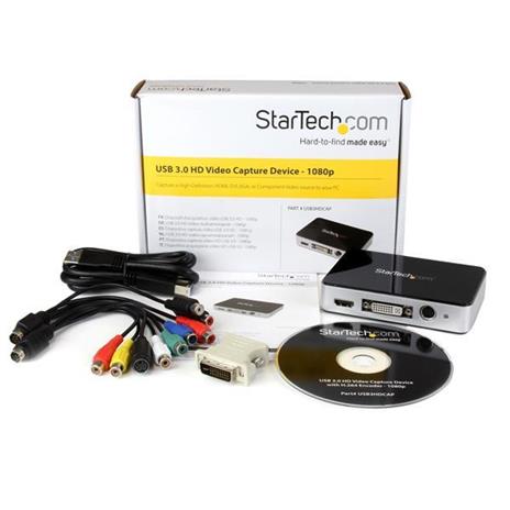 StarTech.com Scheda Acquisizione Video Grabber / Cattura video esterna USB 3.0 - HDMI / DVI / VGA / Component HD - 1080p 60fps - 2