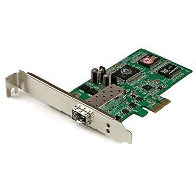 StarTech.com Scheda di Rete Ethernet PCI express a Fibra Ottica SFP - Adattatore PCIe NIC Gigabit Ethernet - 7