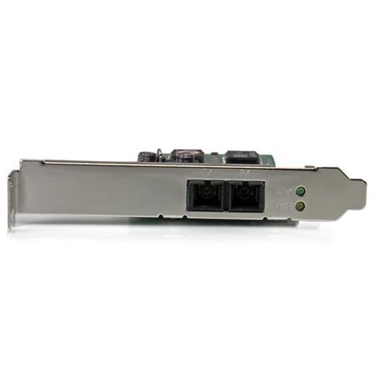 StarTech.com Scheda di Rete Ethernet PCI express fibra multimodale SC - Adattatore NIC Gigabit Ethernet - 550m - 2