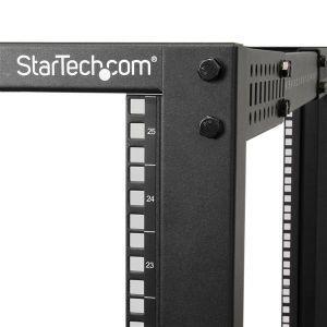 StarTech.com Armadio Server Rack con 4 staffe a Telaio Aperto 25U con profondita' regolabile - 2