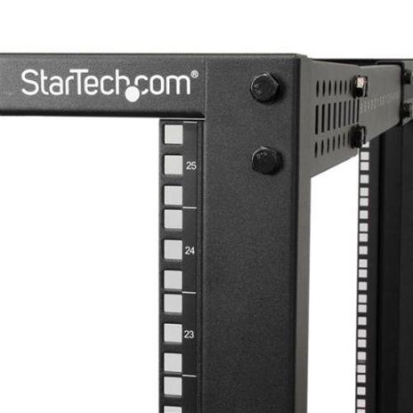 StarTech.com Armadio Server Rack con 4 staffe a Telaio Aperto 25U con profondita' regolabile - 4