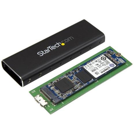 StarTech.com Box Alloggio USB 3.0 esterno per SSD SATA M.2 - Convertitore NGFF di unità SSD con UASP - 3