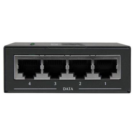 StarTech.com Iniettore midspan Gigabit Power over Ethernet (PoE) a 4 porte - 802.3at/af - 7