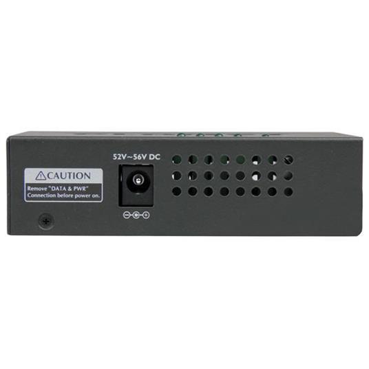 StarTech.com Iniettore midspan Gigabit Power over Ethernet (PoE) a 4 porte - 802.3at/af - 9