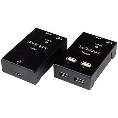 StarTech.com Prolunga/Extender USB 2.0 a 4 porte via Cat5 o Cat6 - Estensore USB2.0 via cavo Cat5/6 fino a 50m