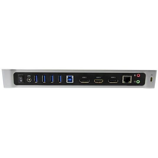 StarTech.com Docking Station replicatore di porte Universale per 3 portatili - video triplo - USB 3.0 - 4