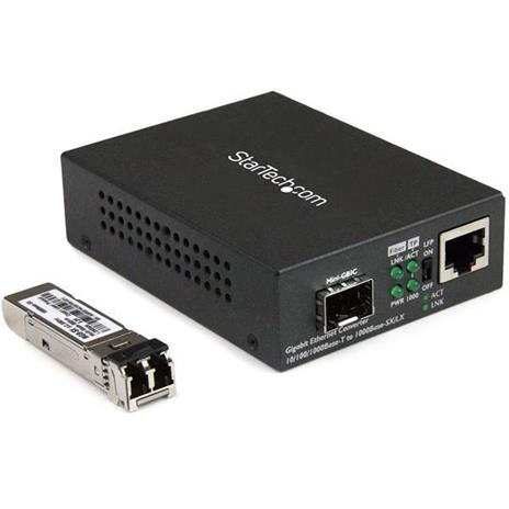 StarTech.com Convertitore multimediale compatto Gigabit Ethernet a Fibra multimodale - 850 nm LC - 550 m - 2