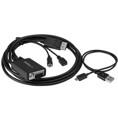 StarTech.com Cavo Adattatore DisplayPort a VGA - Convertitore DP a VGA con audio - 1920 x 1200 da 2m - 3