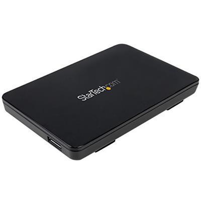 StarTech.com Box Esterno USB 3.1 Gen 2 ad 1 Alloggiamento Senza Utensili da 2,5" SATA III, Nero/Antracite - 5