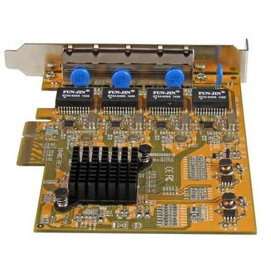 StarTech.com Adattatore Scheda di Rete Ethernet Gigabit PCI express PCIe NIC a 4 porte - 3