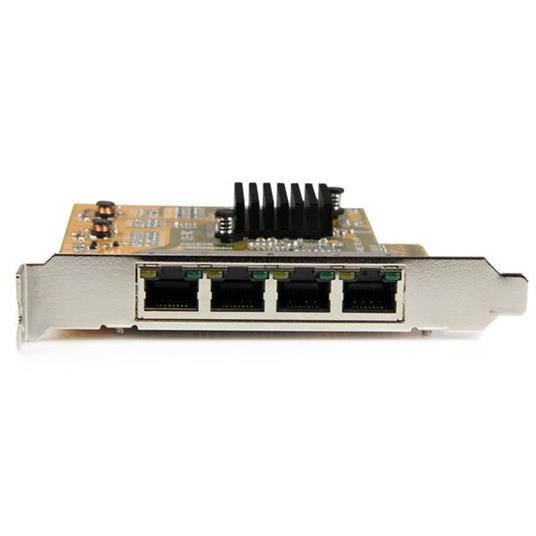 StarTech.com Adattatore Scheda di Rete Ethernet Gigabit PCI express PCIe NIC a 4 porte - 4