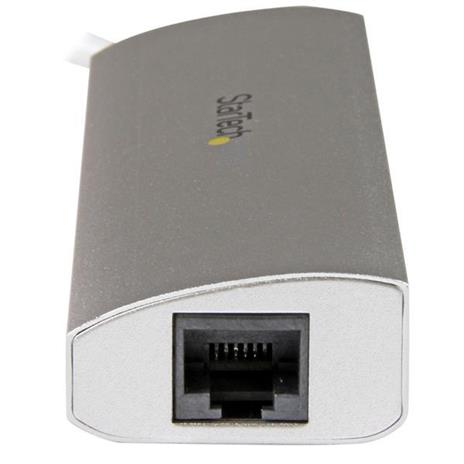StarTech.com Hub USB 3.0 a 3 porte con Adattatore NIC Ethernet Gigabit Gbe - 5