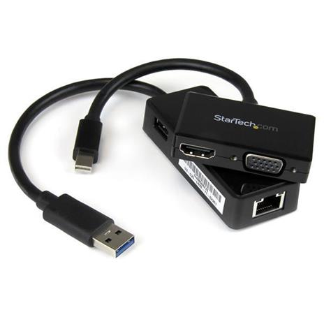 StarTech.com Kit accessori 2 in 1 per Surface Pro 4 / Pro 3 / Pro 2 / Surface - mDP a VGA o HDMI + USB 3.0 a Gbe - 4