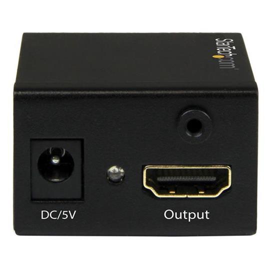 StarTech.com HDMI Signal Booster - 115 ft - 1080p - AV extenders (Power, 0 - 70 �C, -10 - 80 �C, 5 - 90%, Type N (BR), 42.2 x 54.2 x 26.2 mm) - 8