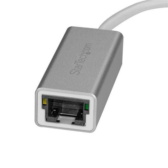 StarTech.com Adattatore di rete USB-C a RJ45 Gigabit Ethernet Gbe - M/F - Argento - 2
