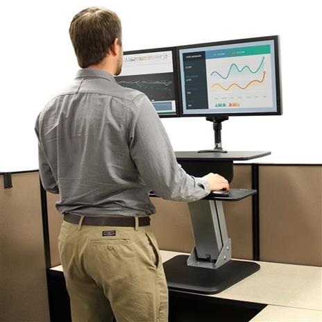 StarTech.com Postazione di lavoro Sit-Stand ergonomica - Altezza regolabile - 9
