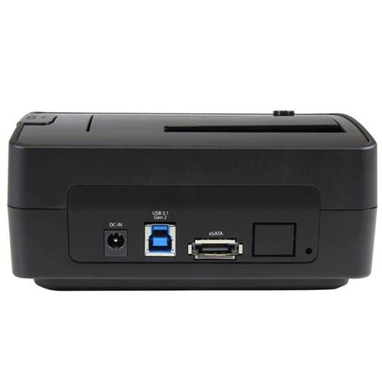 StarTech.com Box externo USB 3.1 Gen 2 (10Gbps) ad 1 alloggiamento da 2,5"/3,5" con eSATA e UAS - SSD/HDD - 2