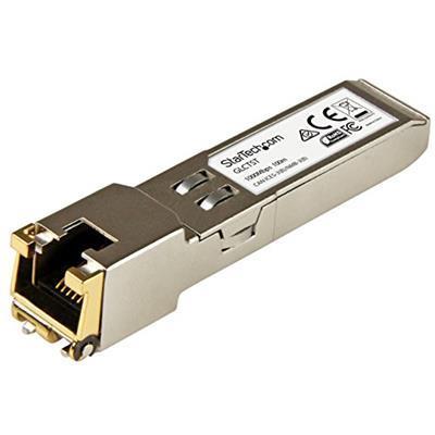 StarTech.com Modulo Transceiver Ricetrasmittitore SFP Gigabit RJ45 in Rame - Compatibile con Cisco GLC-T - 7