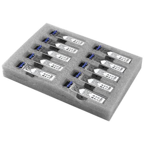 StarTech.com Modulo Ricetrasmettitore SFP in Fibra Gigabit - Compatibile con Cisco GLC-LH-SM - SM/MM LC Pacco da 10