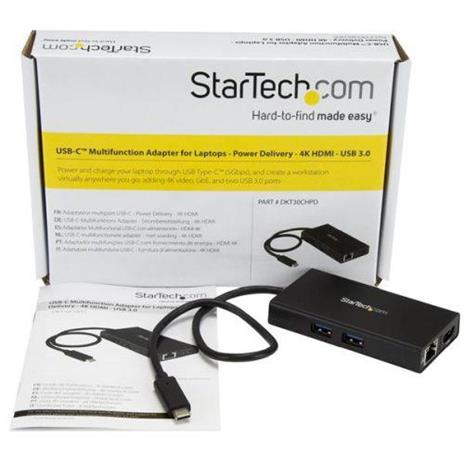 StarTech.com Adattatore USB-C Multiporta per Portatili - Power Delivery - HDMI 4K - USB 3.0 - 5