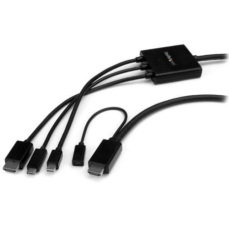 StarTech.com Cavo Convertitore USB-C, HDMI o Mini DisplayPort a HDMI - 2m