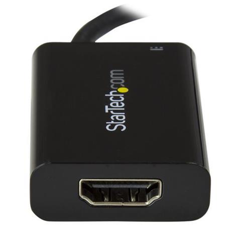 StarTech.com Adattatore video USB-C a HDMI con Power Delivery - 60 Watt - Nero - 2
