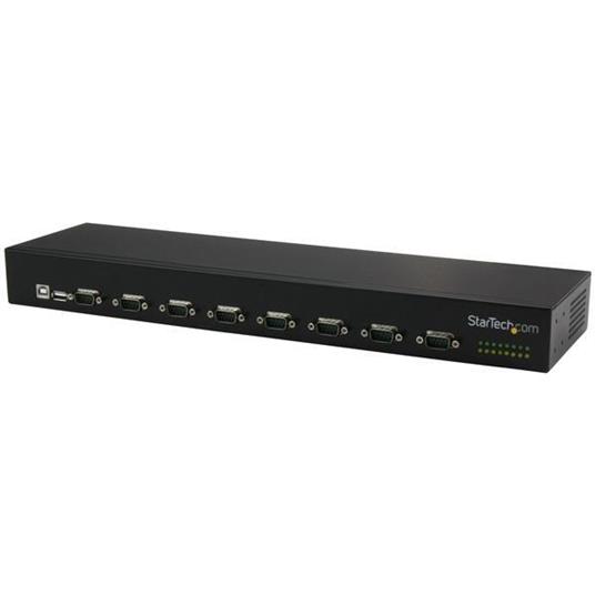 StarTech.com Hub RS232 Seriale USB a 8 porte - Convertitore USB a RS232 / DB9