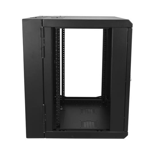 StarTech.com Armadio per Server Rack Montabile a Parete 12U - Armadio a Cerniera fino a 17" (43cm) di profondità - 4