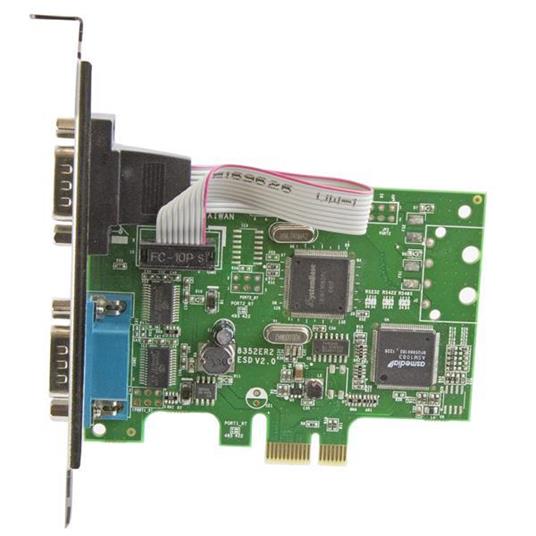 StarTech.com Scheda Seriale PCI Express da 2 porte DB9 con UART 16C1050 - RS232 - 2