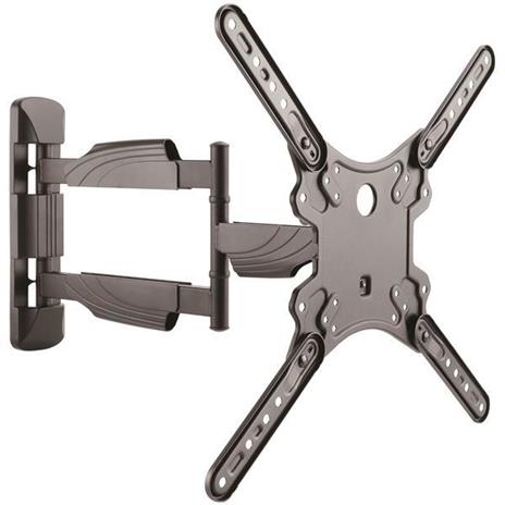 StarTech.com Montaggio a parete per TV Full Motion - Display VESA da 32-55 pollici (77lb/35kg) - Montaggio a parete per TV a schermo piatto universale a basso profilo - Supporto per braccio articolato regolabile ad inclinazione e rotazione per impieghi intensivi