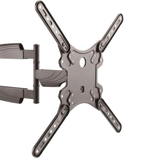 StarTech.com Montaggio a parete per TV Full Motion - Display VESA da 32-55 pollici (77lb/35kg) - Montaggio a parete per TV a schermo piatto universale a basso profilo - Supporto per braccio articolato regolabile ad inclinazione e rotazione per impieghi intensivi - 2
